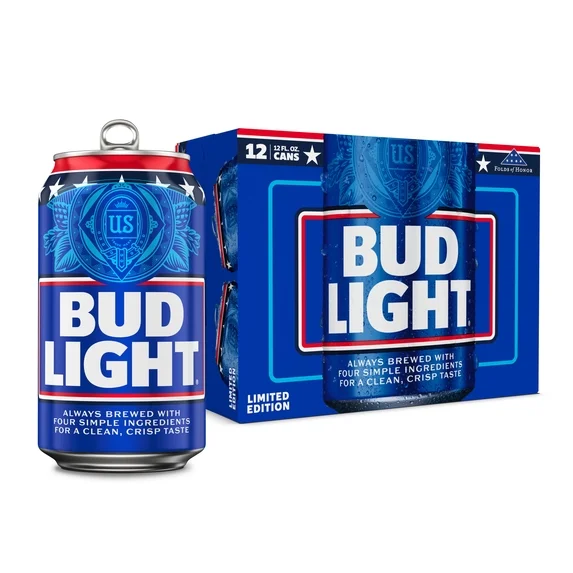 Bud Light 12 pack cans